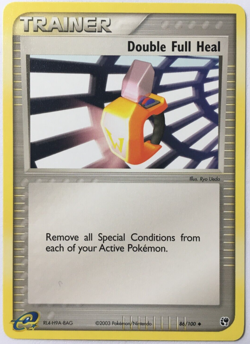 POKEMON DOUBLE FULL HEAL 86/100 EX SANDSTORM UNCOMMON NEAR MINT - Image 1