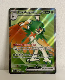 Pokemon Decidueye EX 100/088 Perfect Order Card Near Mint - Image 2