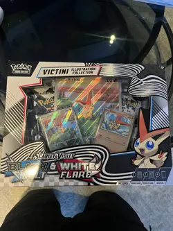 Pokemon TCG: Black Bolt & White Flare Unova Victini Illustration Collection - Image 1