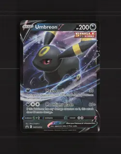 Umbreon V SWSH203 Sword & Shield Black Star Promo Holo Pokemon Card NM - Image 1