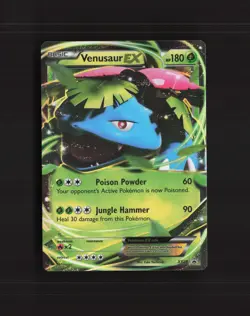 Venusaur EX XY28 XY Black Star Promo Holo Pokemon Card MP - Image 1