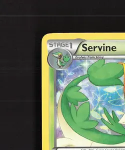 Servine RC2/RC25 Legendary Treasures Reverse Holo Pokemon Card LP - Image 3