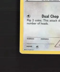 Axew 12/12 McDonalds 2012 Promo Holo Rare Pokemon Card DMG - Image 5