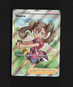 Shauna 263/264 Fusion Strike Full Art Ultra Rare Holo Pokemon Card NM - Image 1