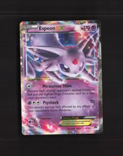 Espeon EX 52/122 Breakpoint Ultra Rare Holo Pokemon Card LP - Image 1