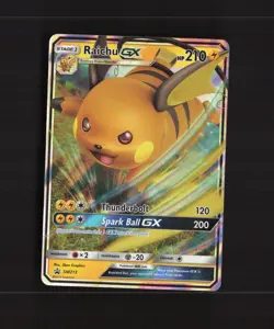Raichu GX SM213 Sun & Moon Black Star Promo Holo Pokemon Card NM - Image 1