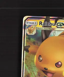 Raichu GX SM213 Sun & Moon Black Star Promo Holo Pokemon Card NM - Image 3