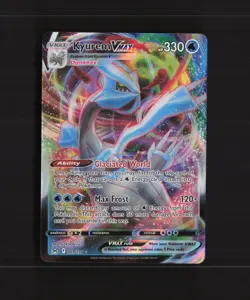 Kyurem VMAX 049/196 Lost Origin Ultra Rare Holo Pokemon Card NM - Image 1