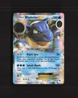 Blastoise EX XY30 XY Black Star Promo Holo Pokemon Card LP+ - Image 1
