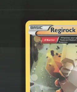 Regirock XY49 XY Full Art Black Star Promo Cosmos Holo Pokemon Card LP - Image 3