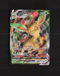 Leafeon VMAX 008/203 Evolving Skies Ultra Rare Holo Pokemon Card NM - Image 1