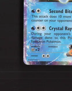 Glaceon EX 20/124 Fates Collide Ultra Rare Holo Pokemon Card LP+ - Image 5