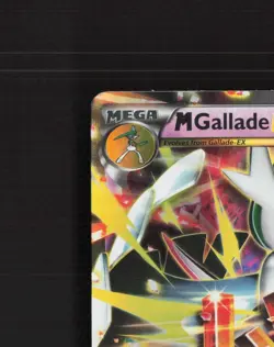 Mega M Gallade EX 35/108 Roaring Skies Ultra Rare Holo Pokemon Card LP - Image 3