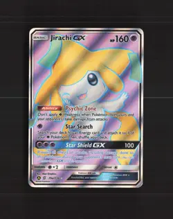 Jirachi GX 79a/236 Unified Minds Full Art Ultra Rare Holo Pokemon Card LP - Image 1