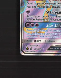 Jirachi GX 79a/236 Unified Minds Full Art Ultra Rare Holo Pokemon Card LP - Image 5