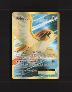Pidgeot EX 104/108 Evolutions Full Art Ultra Rare Holo Pokemon Card NM - Image 1
