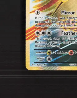 Pidgeot EX 104/108 Evolutions Full Art Ultra Rare Holo Pokemon Card NM - Image 5
