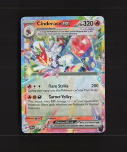 Cinderace ex 028/142 Stellar Crown Ultra Rare Holo Pokemon Card NM - Image 1
