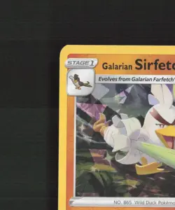 Galarian Sirfetch'd 098/189 Darkness Ablaze Cracked Ice Holo Pokemon Card NM - Image 3