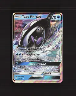 Tapu Fini GX 39/147 Burning Shadows Ultra Rare Holo Pokemon Card LP+ - Image 1