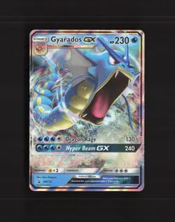 Gyarados GX SM212 Sun & Moon Black Star Promo Holo Pokemon Card LP - Image 1