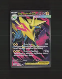 Mega Manectric ex 158/132 Mega Evolution Full Art Ultra Rare Pokemon Card NM - Image 1