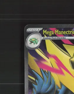 Mega Manectric ex 158/132 Mega Evolution Full Art Ultra Rare Pokemon Card NM - Image 3