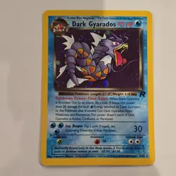 Pokemon Dark Gyarados Team Rocket 8/82 Holo Rare Unlimited 70 HP English Wizards - Image 1