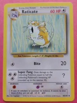 Raticate - Base Set 2 - 58/130 - Pokemon Trading Card Game - Image 1