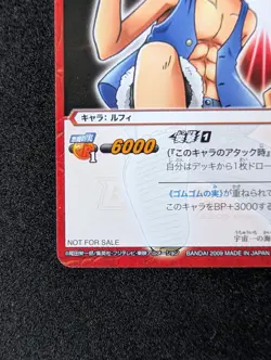 One Piece Luffy P OP 01 TOURNAMENT 🏆 Promo 2009 Miracle Battle Bandai NM - Image 5