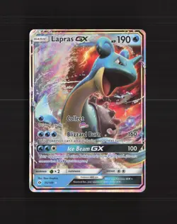 Lapras GX 35/149 Sun & Moon Ultra Rare Holo Pokemon Card NM - Image 1