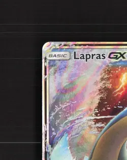 Lapras GX 35/149 Sun & Moon Ultra Rare Holo Pokemon Card NM - Image 3