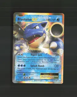 Blastoise EX 21/108 Evolutions Ultra Rare Holo Pokemon Card LP - Image 1