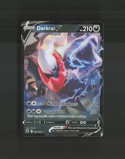Darkrai V 098/189 Astral Radiance Ultra Rare Holo Pokemon Card NM - Image 1