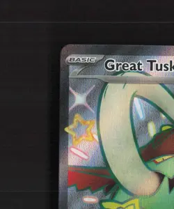 Great Tusk ex SVP 072 Scarlet & Violet Full Art Black Star Promo Pokemon Card NM - Image 3