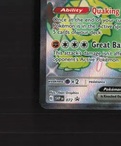 Great Tusk ex SVP 072 Scarlet & Violet Full Art Black Star Promo Pokemon Card NM - Image 5