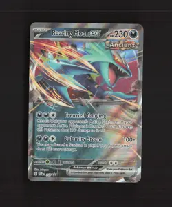 Roaring Moon ex SVP 067 Scarlet & Violet Black Star Promo Holo Pokemon Card NM - Image 1