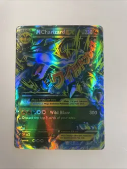 Mega M Charizard EX 69/106 (Secret Rare) 2014 XY FLASHFIRE Pokemon Card Fair - Image 1