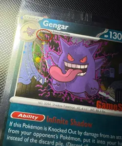 Pokemon Gengar Sealed GameStop Promo Holo Card Triple Swirl 050/088 PSA 10 - Image 4
