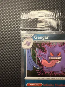 Pokemon Gengar Sealed GameStop Promo Holo Card Triple Swirl 050/088 PSA 10 - Image 5