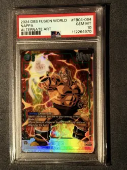 2024 DRAGON BALL SUPER CARD GAME FUSION WORLD ULTRA LIMIT #FB04-064 NAPPA PSA 10 - Image 2