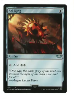 MTG Sol Ring 249 Universes Beyond: Warhammer 40,000 Magic The Gathering TCG - Image 1