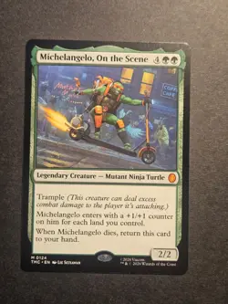 Michelangelo, On the Scene M Commander: Teenage Mutant Ninja Turtles 0124 NM - Image 1