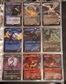 MTG D&D: Forgotten Realms complete base + Tiamat & borderless, full module set - Image 3