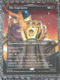 The Soul Stone (Borderless) Marvel's Spider-Man Foil - Image 1