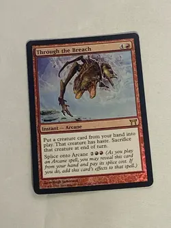 MTG FOIL Through the Breach Champions of Kamigawa Magic the Gathering - Image 1