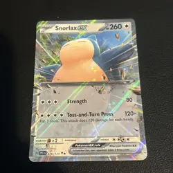 Pokemon Snorlax EX Prismatic Evolutions Holo Card 076/131 Mint Condition - Image 1