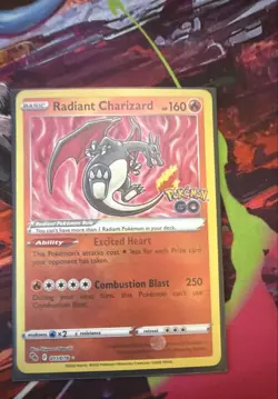 Radiant Charizard 011/078 Pokemon GO Holo - Image 1
