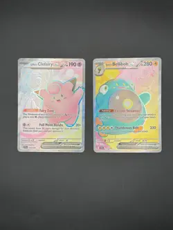 Pokemon Lillie's Clefairy 173/159 and Iono's Bellibolt 172/159 Journey Together - Image 1