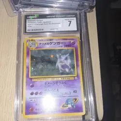 Pokemon Sabrina's Gengar Holo Rare Challenge Darkness Japanese CGC 7 - Image 1